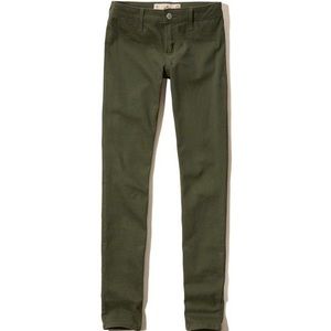 Hollister Olive Skinny Jeans